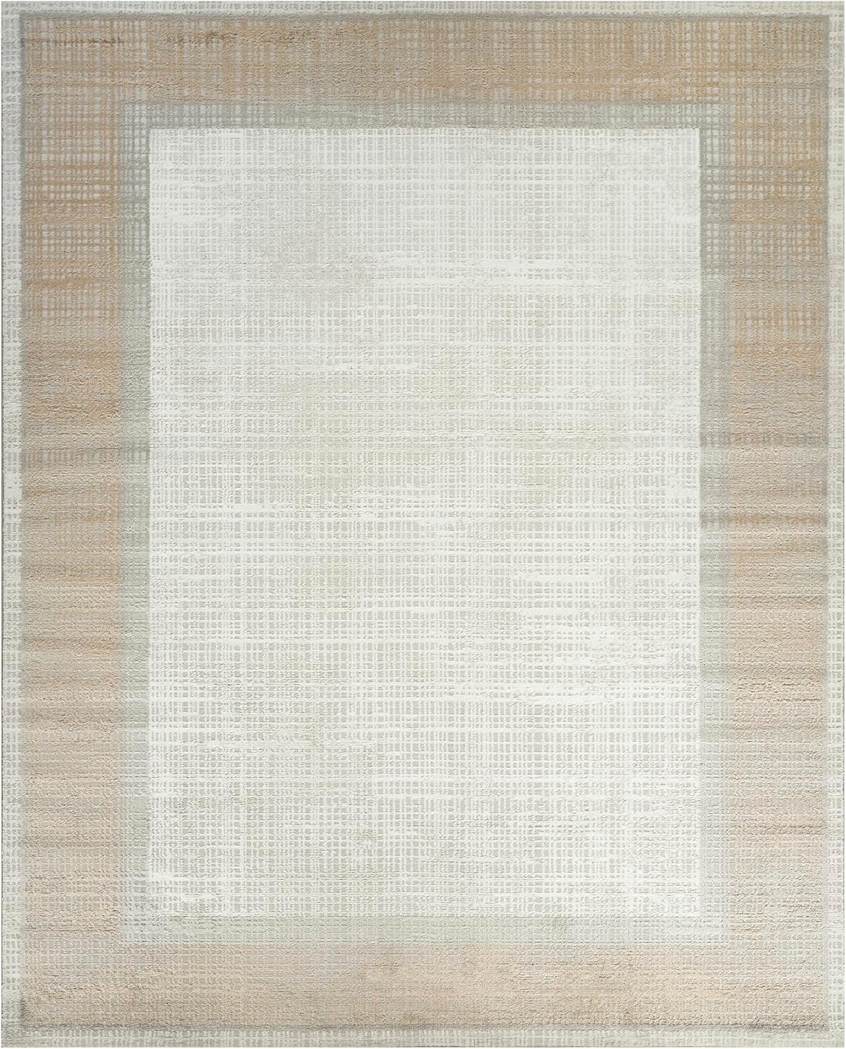 Alfombra gris 7x10ft para dormitorio sala comedor
