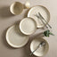 Set 12 Pzas Vajilla Gres Beige para 4 Apto Lavavajillas