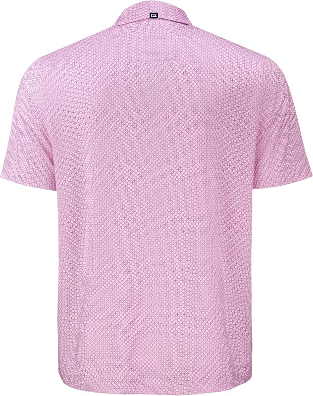 Polo reciclado hombre con estampado diamante