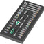 Inserto espuma Set trinquete 1/4 37pzas negro verde