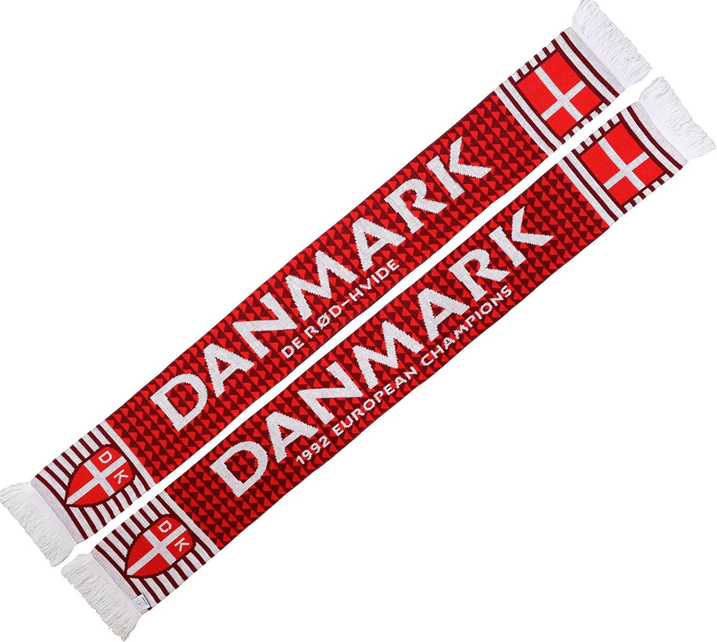 Bufanda Tejida de Fútbol con Estilo Denmark para Invierno