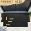 Alfombra puerta 36x24pulg antiderrap impermeable negro