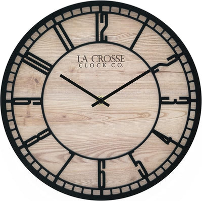 Reloj pared analógico cuarzo Barrow 11.5pulg