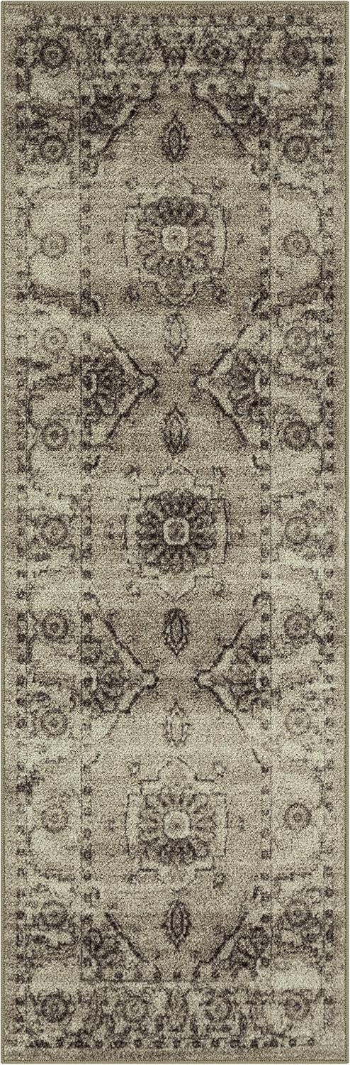 Alfombra corredor antiderrap 2x6m marrón