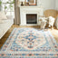 Alfombra área 5x7ft lavable antiderrap bohemia