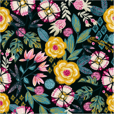 Papel tapiz bohemio despegable 17.3x9.8pulg