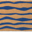 Alfombra entrada antiderrap fibra coco 24x36pulg azul