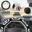 Set fundas volante ganchillo patrón cuadrado ajuste