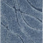 Alfombra pasillo 2ft3pulg x21ft azul claro 1.2pulg grosor