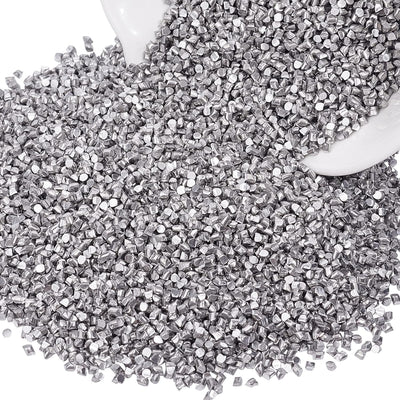 Muestras aluminio platino 0.2x0.1in para arte y soldadura
