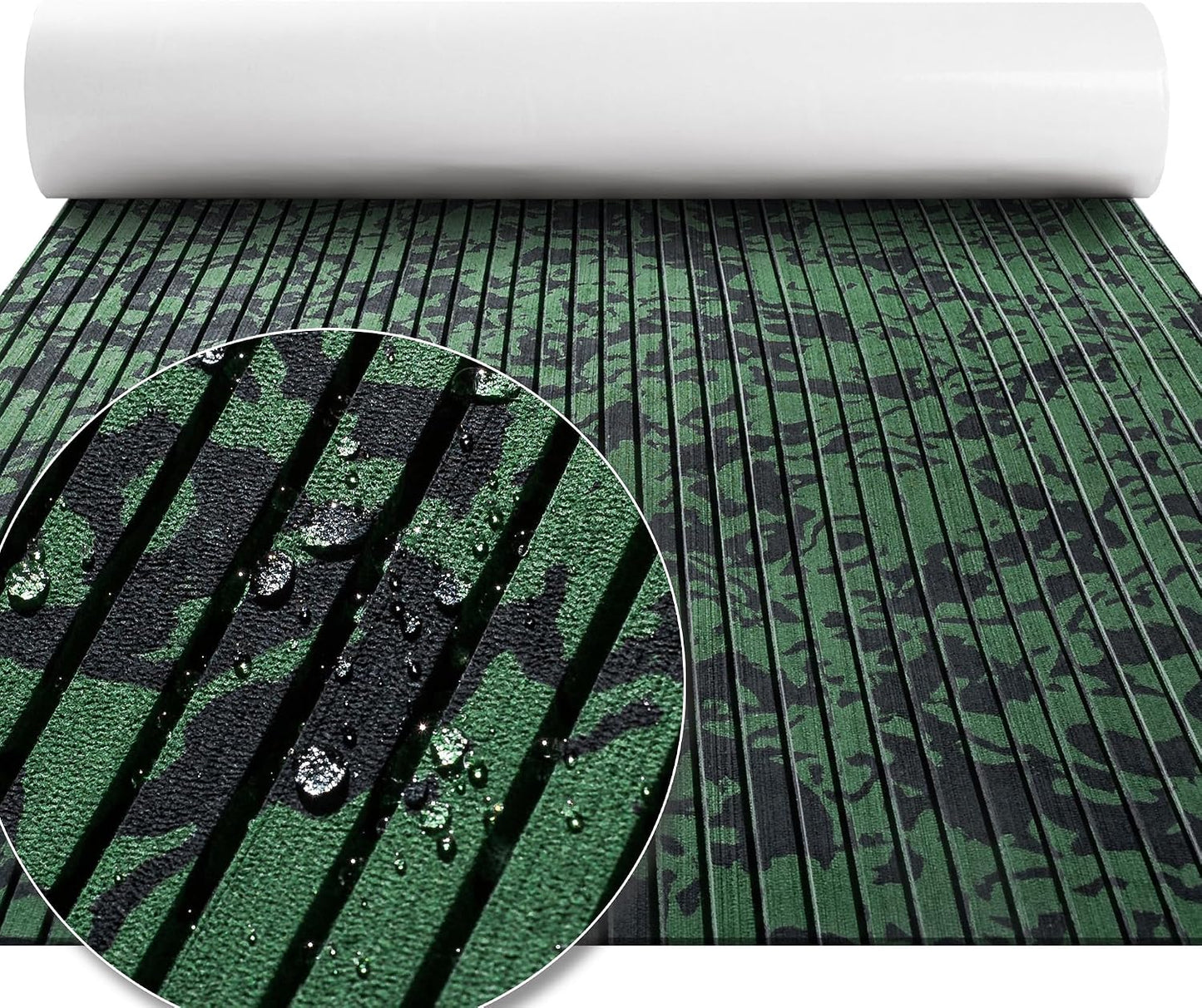 Alfombrilla marina EVA camuflaje oliva autoadhesiva
