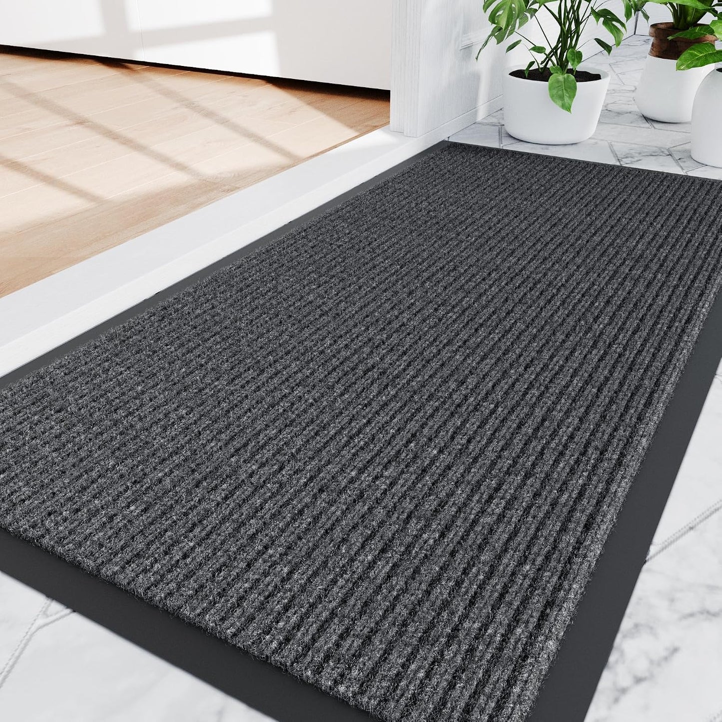 Tapete puerta 36x72pulg impermeable resistente decoloración
