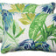 Almohada lumbar decorativa felpa 16.5x24.5" azul/verde 2 Uds