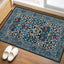 Alfombra entrada floral 2x3ft lavable antiderrap