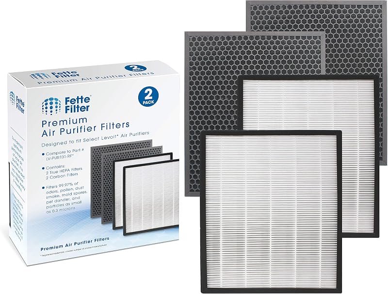 2 Filtros Carbón Activo Comp LEVOIT LV-PUR131