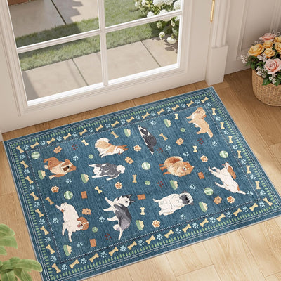 Alfombra entrada 2x3 lavable sin pelusas