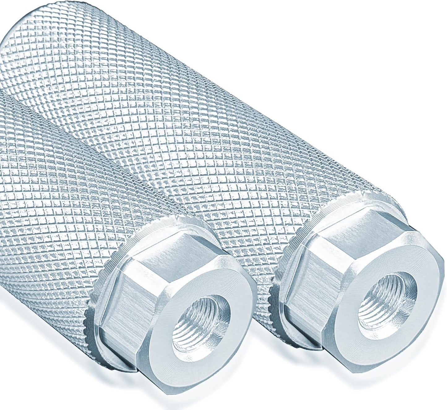 4 Clavijas 3/8" Aluminio Antiderrap para Bicicleta
