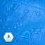 Cubierta protectora lona polietileno azul 20x40pies 5mil
