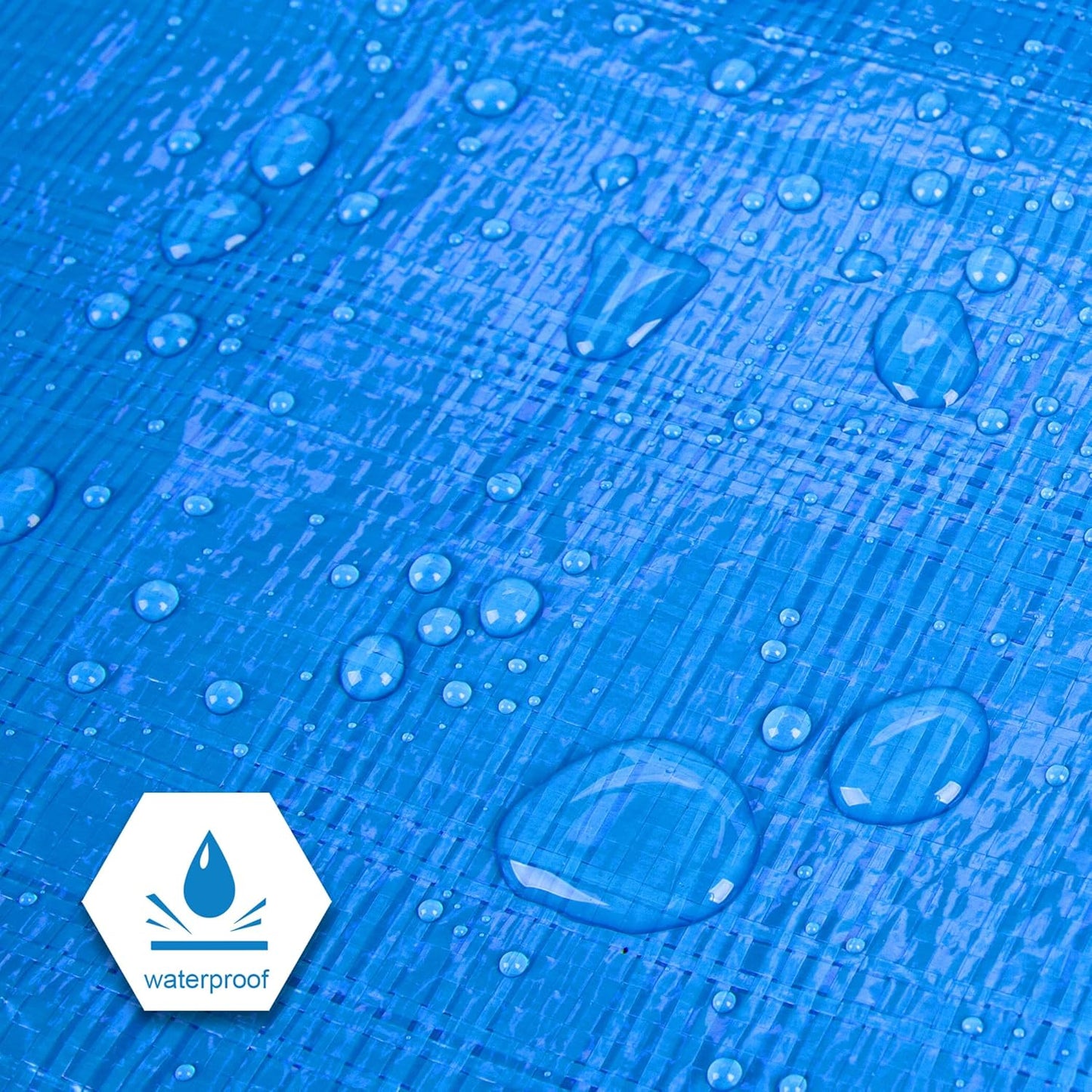 Cubierta protectora lona polietileno azul 20x40pies 5mil