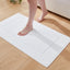 2 Tapetes Baño Algodón Blanco 34x21pulg Suaves Absorbentes