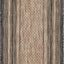 Alfombra exterior lavable 2'3x4' natural y negro CY8475