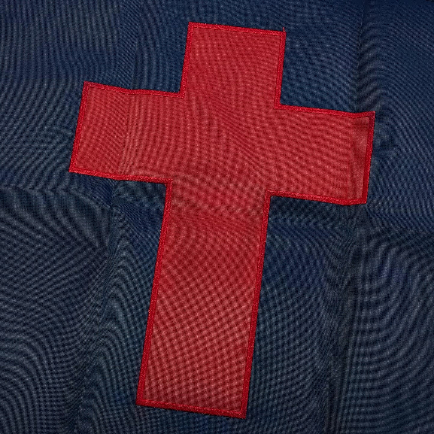 Bandera cristiana 4x6ft poliéster 210D para exteriores