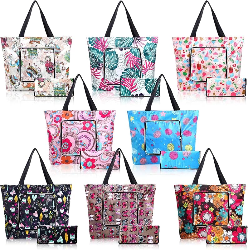 8 Pzas Bolsas Playa Impermeables Reutilizables con Cremallera