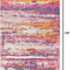 Alfombra moderna rosa/crema 8x10pulg sala dormitorio cocina