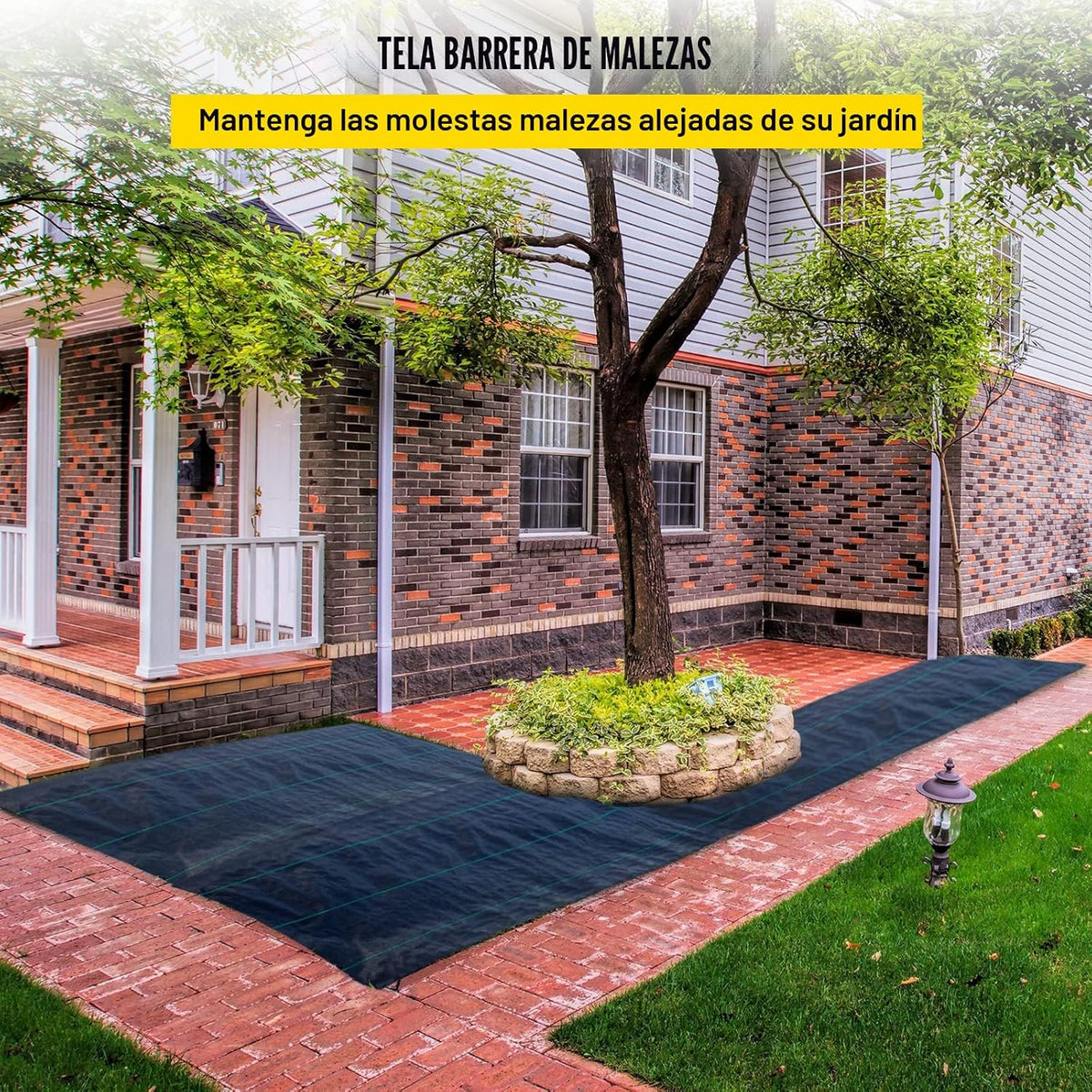 Funda suelo geotextil no tejida para invernadero jardín