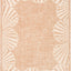 Alfombra lavable exterior 5'3x7'6 natural y beige