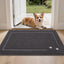 Tapete puerta perro 24x36pulg antiderrap absorbente lavable