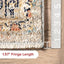 Alfombra tradicional con flecos 9x12ft color beige