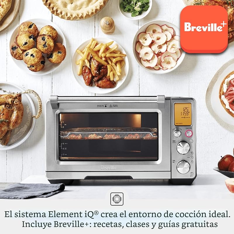 Horno inteligente Breville Freidora aire acero inox