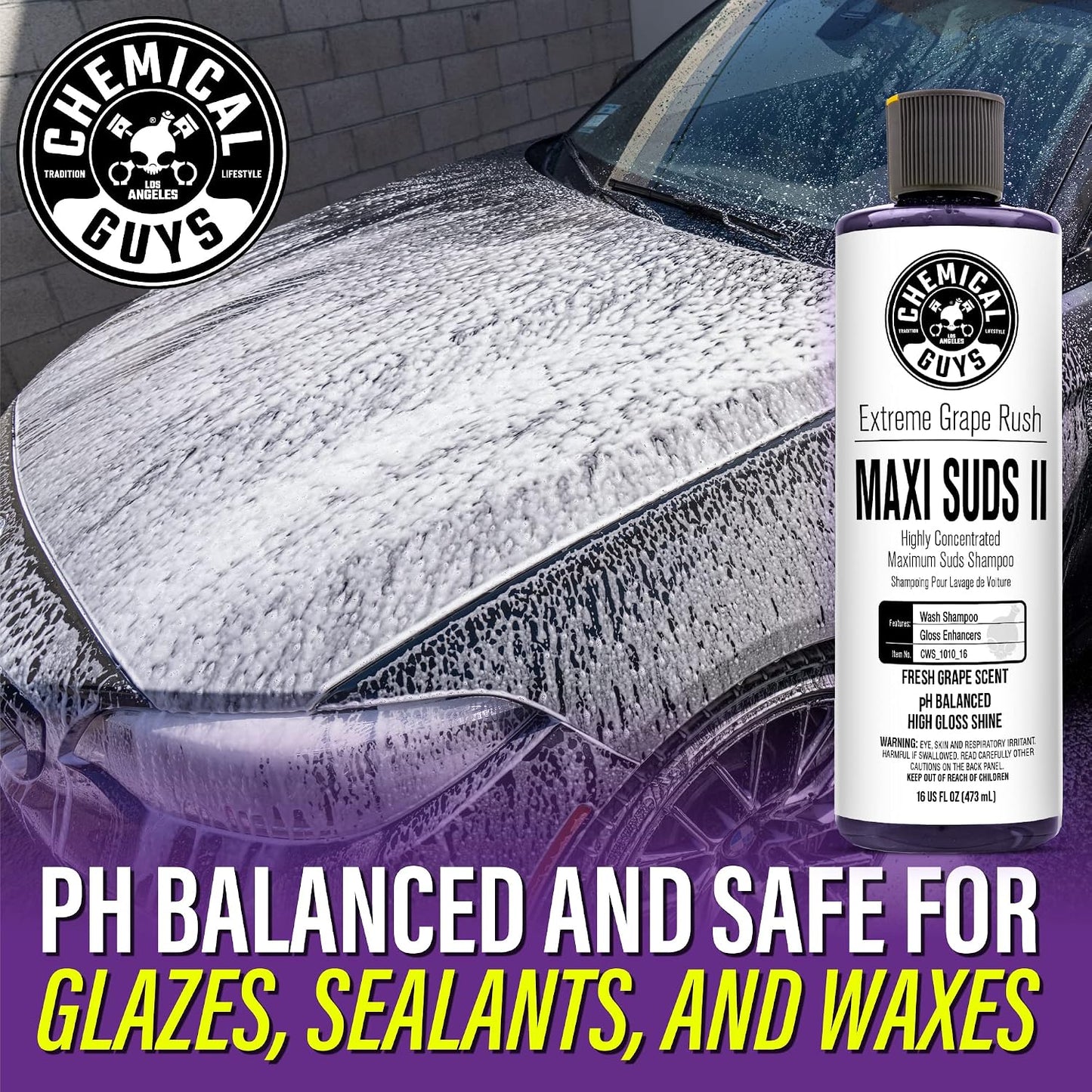 Jabón auto Maxi-Suds II esencia uva