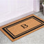 Felpudo monograma letra B 24x36pulg