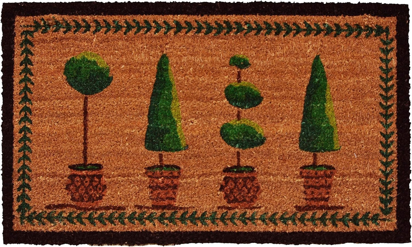 Felpudo Topiary 17x29pulg multicolor