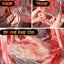 Tela espeluznante Halloween 400x85 rojo para decoración