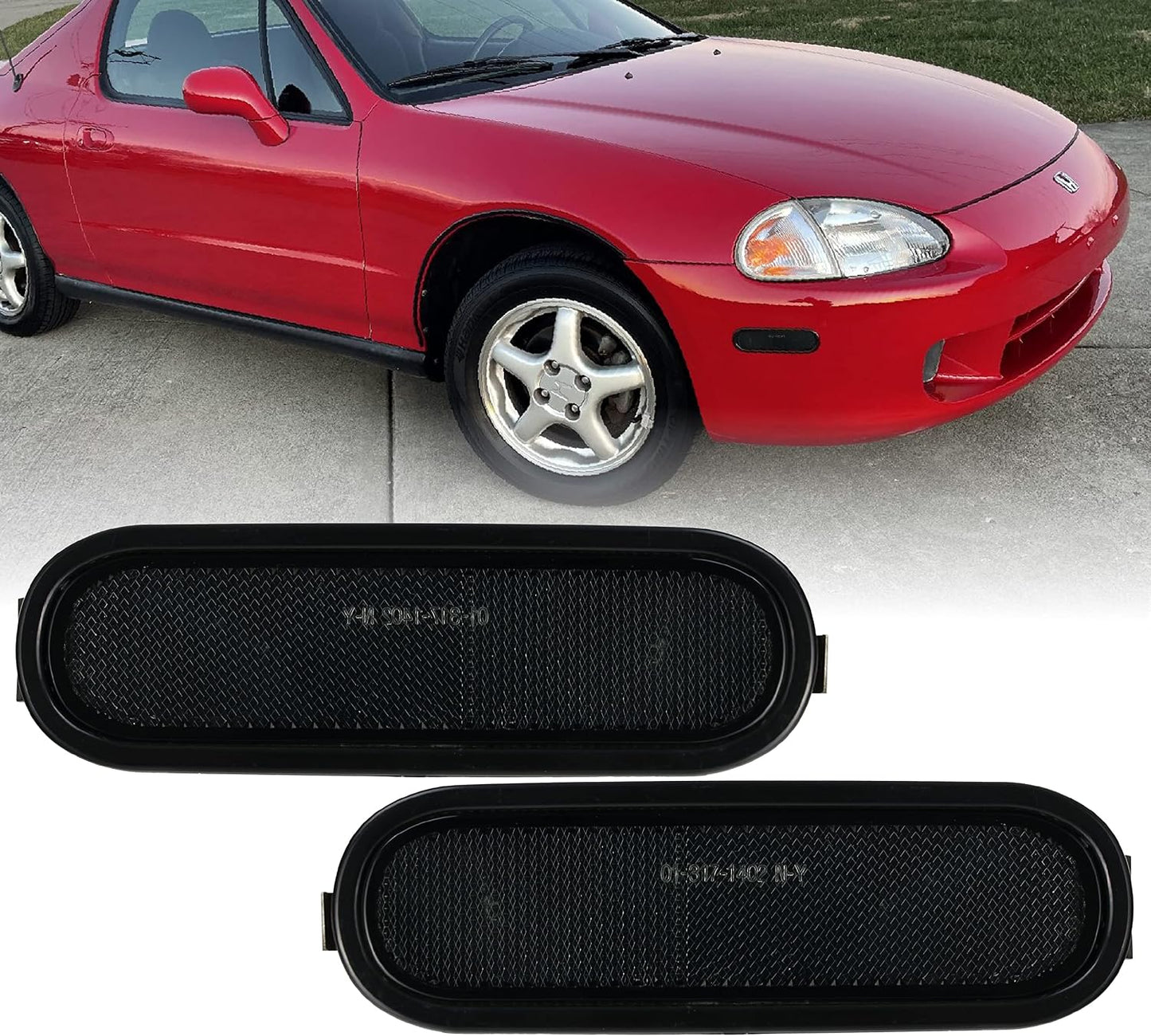 Luces marcador lateral humo comp Honda Del Sol 93-97