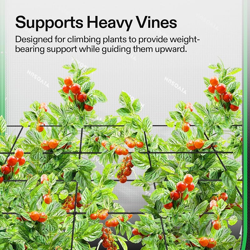 Red elástica para plantas 2x4ft con 4 ganchos