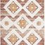 Alfombra shag marroquí borlas 5x7ft óxido boho