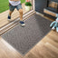 Tapete puerta antiderrap lavable pelo bajo 19.5x31"