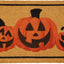 Tapete Halloween calabaza 30x17pulg antiderrap fibra coco