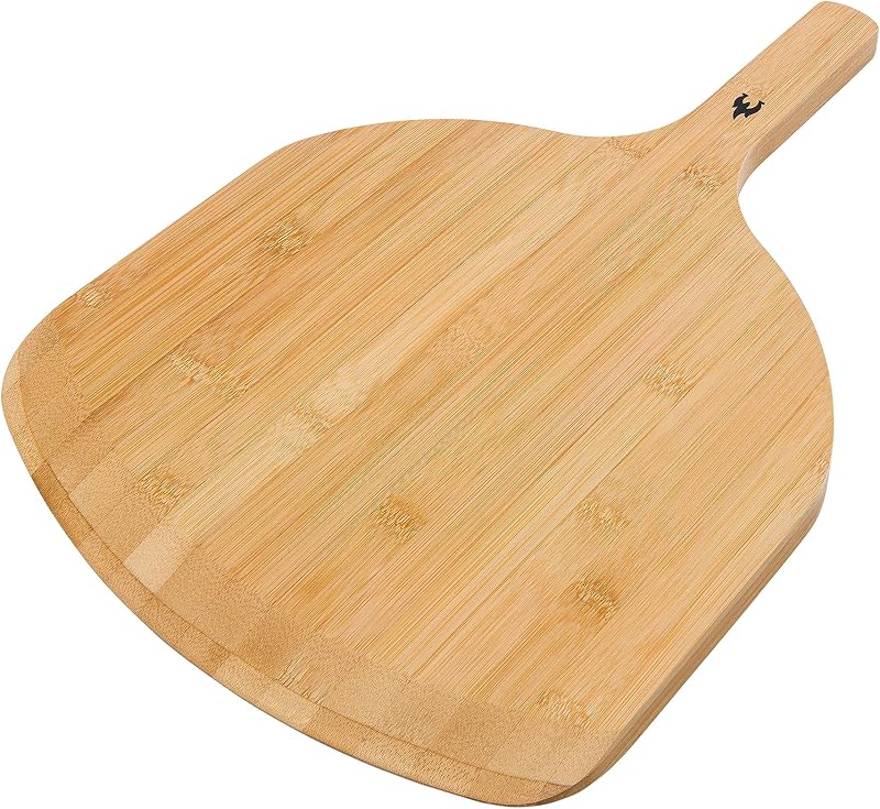 Pala pizza bambú laminado tabla servir madera 19x11.75pulg