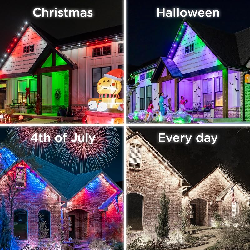Luces acento RGBWIC IP67 30.5m exterior Alexa Google Home