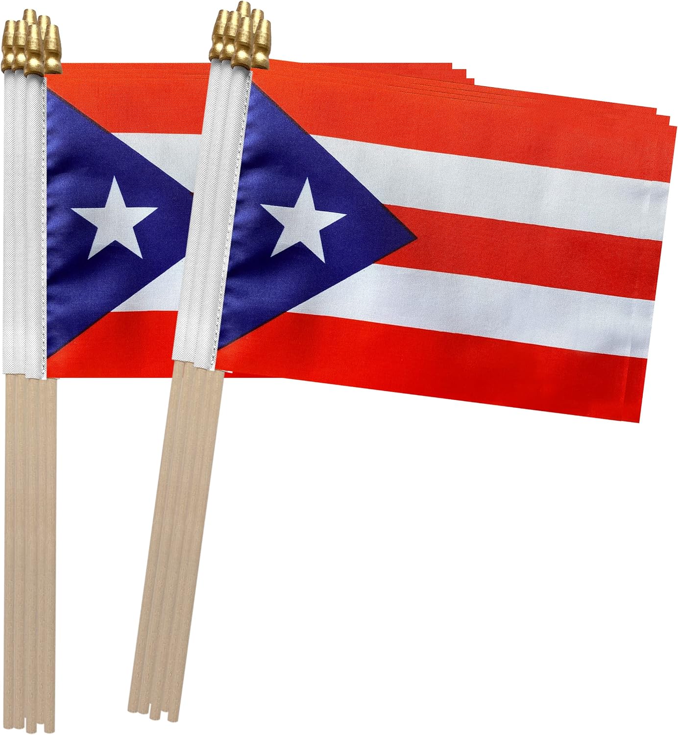 12 Banderas Puerto Rico 5x8"
