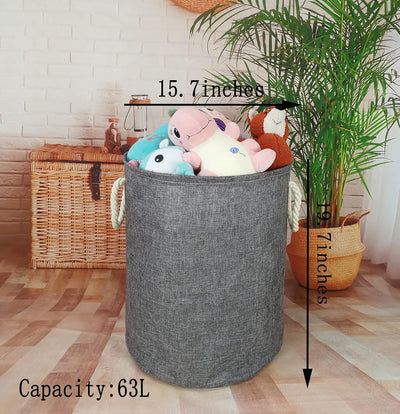 Cesta redonda para ropa sucia y hogar