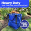Bolsa almacenamiento resistente 22gal 500lb set 4 azul