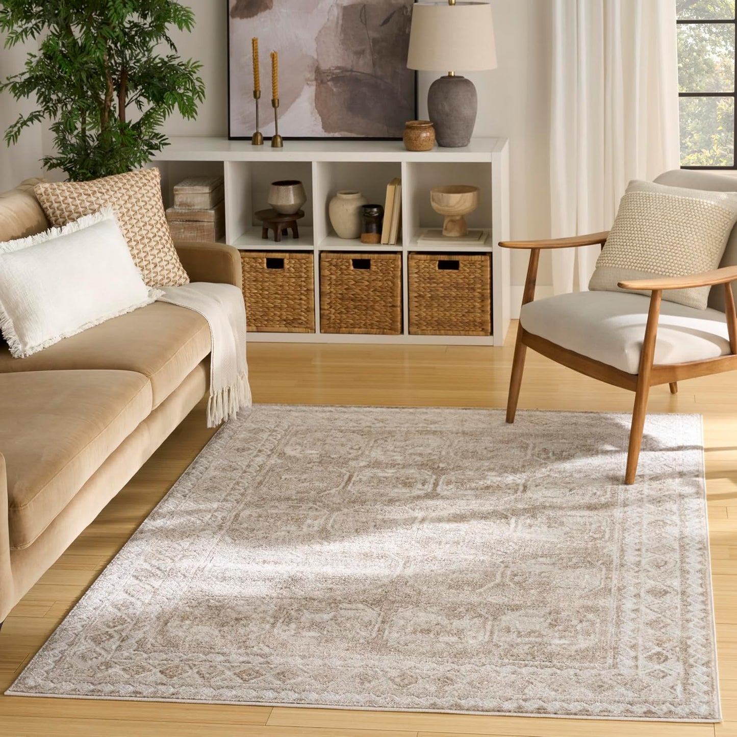Alfombra 4x6ft para dormitorio sala comedor cocina