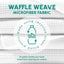 Toalla playa microfibra waffle 63x31.5"