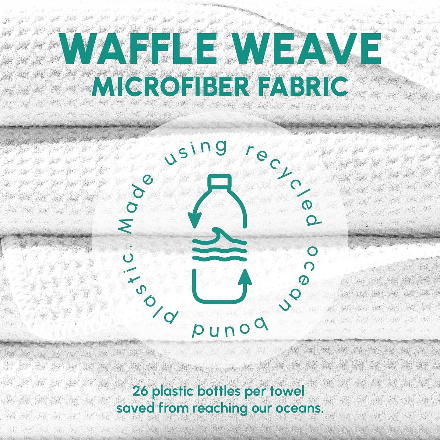 Toalla playa microfibra waffle 63x31.5"